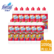 【潔霜】 S濃縮超強效浴廁清潔劑-淨白青蘋(1050g/入-12入/箱-箱購)