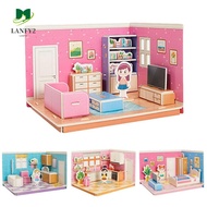 ALANFY 3D Room Model Puzzle Toys, Cardboard Model Toys 3D Room Cardboard, Stereo Room Puzzle Kitchen