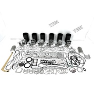 6WG1-CR Overhaul Rebuild Kit With Gasket Set Bearing For Isuzu diesel engine part