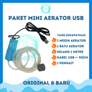 Mini Aerator USB Portable Air Pump Umpan Pancing Mancing Pompa Udara Portabel Emergency Darurat Aquarium Akuarium