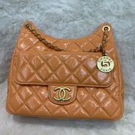 Chanel 淺橘色天貓精靈 HOBO XB945