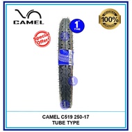TAYAR CAMEL MOTORCYCLE TUBE Type TYRE C519 2.50-17,250-17 (YEAR 2024)(tmax)(bunga tt100)(tayar cheet