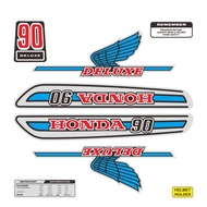 Honda C90 STRIPPING STICKERS