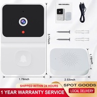 [SG 24Hours Delivery] Doorbell Wireless Smart Visual Doorbell Camera Remote Home Monitoring Video Intercom HD Night Vision