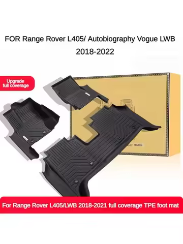 TPE Floor Mats For Range Rover L405/Vogue Autobiography LWB SWB2018-2022 Full Coverage Waterproof Su