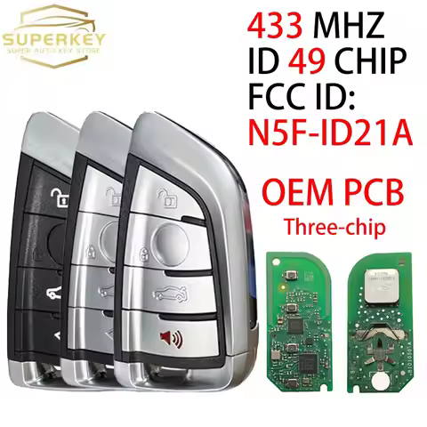 Original PCB For BMW G Series G20 G30 G32 G11 3 5 6 7 X3 X5 X7 49 Chip 434mhz N5F-ID21A Smart Remote
