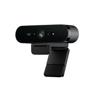 Logitech Brio 4K Webcam, Ultra 4K HD Video Calling, Noise-Canceling mic, HD Auto Light Correction, W