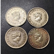 Brunei A Set Of 5 Cent 1970s ( 4 Coins )
