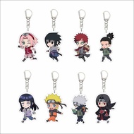 Naruto Acrylic Keychain Anime Figure Naruto Uzumaki Kakashi Gaara Sasuke Decoration Pendant Toy Birt