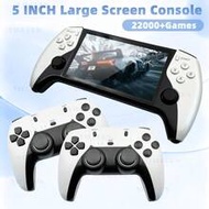 SF3500 FHD Retro Handheld Game Console, 5-Inch IPS Screen, Supports Dual Player PS1/MAME Classic Gam