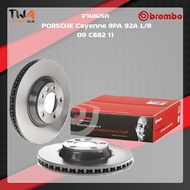 Brembo จานเบรคหน้า UV coated PORSCHE Cayenne 9PA 92A L-R 09 C882 11