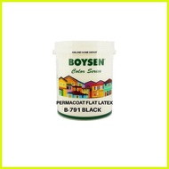 【hot sale】 Boysen Permacoat Latex Flat Black 1L