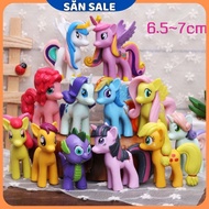 Model Set of 12 Beautiful Angel Pony Horses 6cm-7cm Type 1