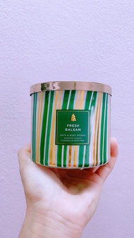 Bath and Body Works 3 wick Candle เทียนหอม 3 ไส้ Fresh balsam
