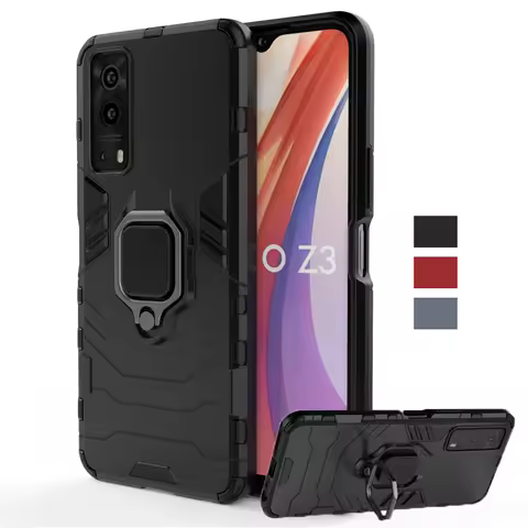 For Vivo Y72 5G Case Magnetic Ring KickStand Holder Shockproof Bumper Armor Back Cover For Vivo Y72 