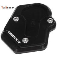 Motorbike Kickstand Foot Side Stand Extension Pad Support Plate for F900XR F900 XR F 900XR 2020(Blac