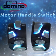 Domino Handle Switch Right & Left  White Blue Red Light