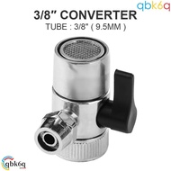 QBK6Q Tube Connector 9.5mm Water Purifier Water Filter Accessories Alloy 3/8“ Diverter