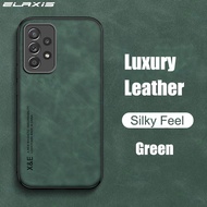 ELAXIS Compatible for Samsung Galaxy A13 4G Phone Case Luxury Magnetic Skin Feel Leather Soft TPU Ba