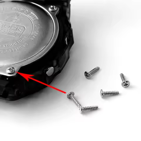 Stainless Steel Watch Bottom Cover Screw For G-SHOCK/GA-110100/120/150/DW6900/5600 Watch Replacement