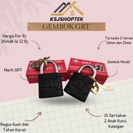 Gembok Hitam GRT model Globe Pagar Koper Pintu