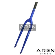 FORK SEPEDA FIXIE 700 C 700C GARPU STANDAR DAN OVERSIZE OS 22.2 25.4 28.6 HITAM PUTIH MERAH BIRU PIN