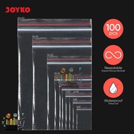 Plastic Clip Resealable Bag RSB-100 Joyko 4X6 5x8 6x10 7x10 8x12 8.7x13 10x15 12x20 16x25 20X30 Plas