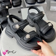 Soft leather sandals available in 2 colors: black - cream, QCCC products with soft leather and carti