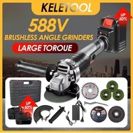 KELETOOL brushless cordless angle grinder machine grander cordless mesin grander Electric Handheld l