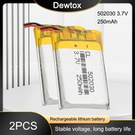 3.7V LiPo cells 502030 mAh lithium polymer refurbished MP3 GPS Bluetooth headset DVD PDA led camera