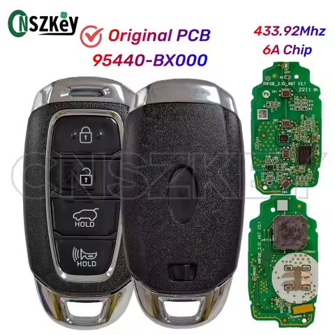 CNSZKEY 95440-BX000 95440-BX500 Original PCB Aftermarket Shell For New Creta 2022 2023 2024 433Mhz 6