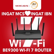 Mercusys BE9300 Wi-Fi 7 Tri Band Router MR47BE 6x High-Gain Antennas with 2.5G Ports EasyMesh (Power