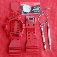 GLOSSY RED G8900 G-8900 GLS8900 GLS-8900 GR8900 GR-8900 STRAP AND BEZEL REPLACEMENT SET