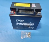แบตเตอรี่ Hyper YTZ9A 12V-9AH สำหรับรถรุ่นCBR300R Rebel 300CRF250LCRF300LCB300RCBR250R Phantom 200Ve