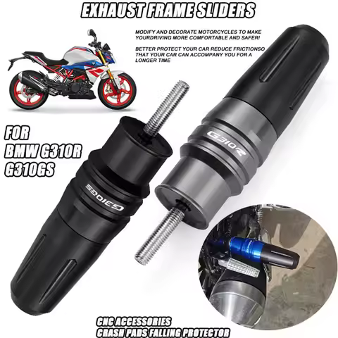 2022 NEW Motorcycle Accessoires Falling protection Exhaust Slider Crash Pad Protector For BMW G310R 