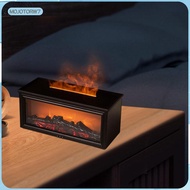 [mojotorw7] Colorful Flame Effect Essential Oil Diffuser 6H 8H 10H Timing Water Shortage