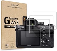 [3-Pack] Tempered Glass Screen Protector for Sony A9 A7II A7RII A7SII A77II A99II RX100 RX100V RX1 R