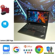 TERBARU !! LAPTOP LENOVO L380 YOGA CORE I7 GEN 8 RAM 8/16GB SSD 256GB