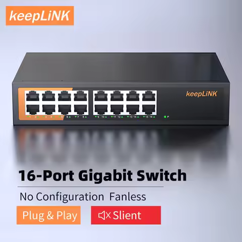 KeepLink 16 Port Gigabit Ethernet Switch