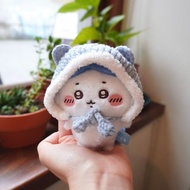 小熊帽-寶寶藍 | 娃衣 吉伊卡哇 ちいかわ Chiikawa 10cm適用