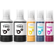 T502 502 Ink Refill Bottles for Ecotank ET2760 ET-4760 ET2750 ET-3760 ET-2850 ET-15000 ST-4000 ST-20