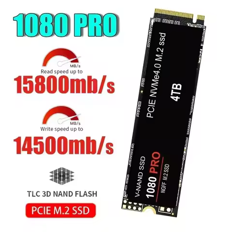 Original 1080PRO Hard Disk SSD 1TB 2TB 4TB M2 Nvme Pcie M2 2280 Drive Internal Solid State Disk 4TB 