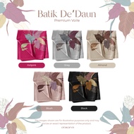 Ezrascarves Batik De'Daun Tudung Bawal Cotton