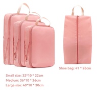4Pcs Set Travel Storage Bag Compression Luggage Storage Bag/Compression packing cube/Packing Cube/Pa