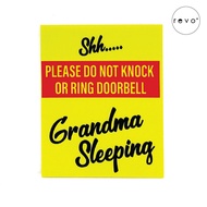 FUNNY CUTE DO NOT KNOCK, DO NOT DISTURB, DND WARNING & INSTRUCTION & NOTICE SIGN