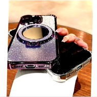 SOFTCASE GLITTER GRADATION PLUS STAND HOLDER MIRROR LUXURY SAMSUNG A04S A07 A17 SAM A15 M15 A31 A51 