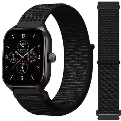 20mm 22mm Loop Strap For Amazfit GTS 4 Mini/GTR Samsung Galaxy Watch 6/5/4 5 Pro 6 Classic Huawei Wa