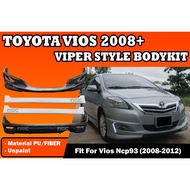 TOYOTA VIOS NCP93 2007-2013 VIPER STYLE FULLSET BODYKIT (VIPER) SKIRT LIP FOR VIOS SECOND GENERATION