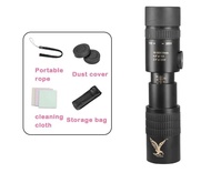 ARCTIC P9 MILITARY TELESCOPE 4k 10-300x40mm Super Telephoto Zoom Monocular Telescope with Tripod Cli