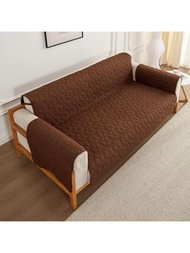 1入組雙面防水沙發套,四季通用,北歐六邊形圖案寵物沙發套,適用於臥室辦公室客廳家居裝飾的家具保護套